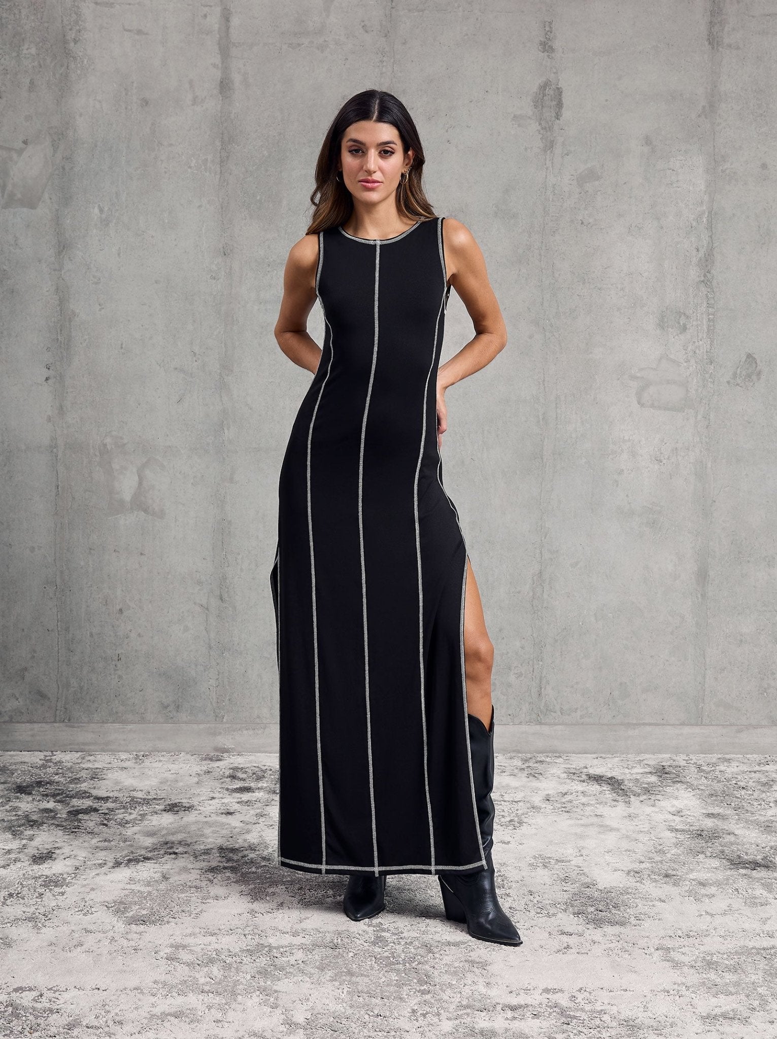 beverly long dress amsterdam - ONEONE SWIMWEAR