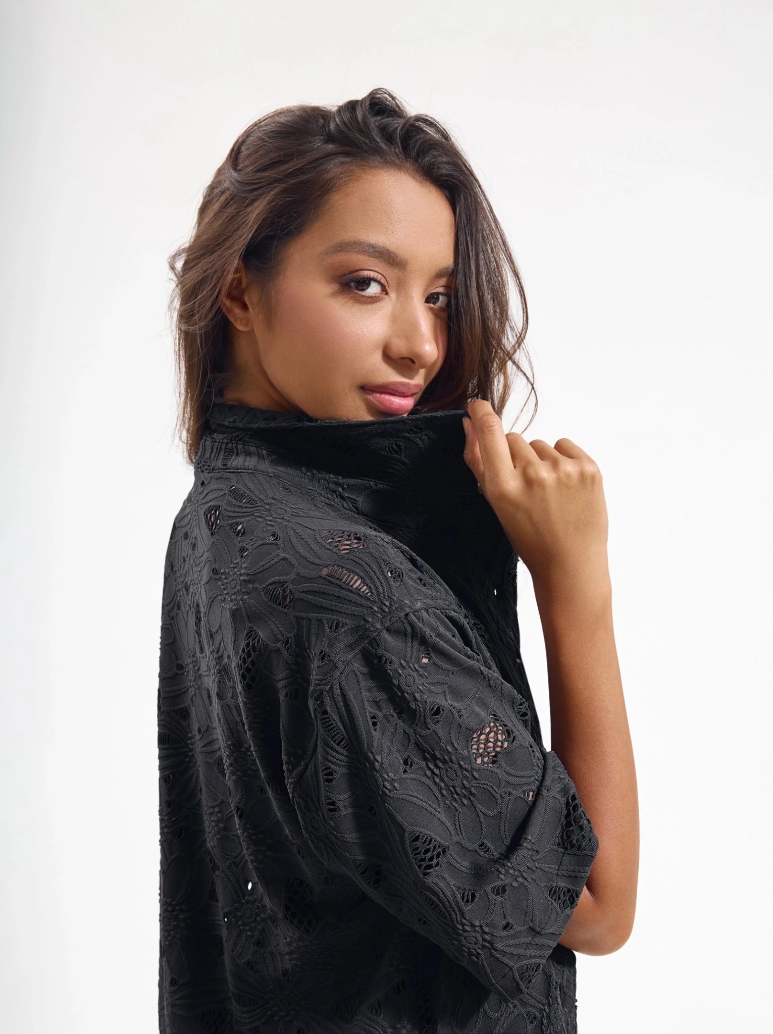 isabella shirt nightbloom - ONEONE SWIMWEAR