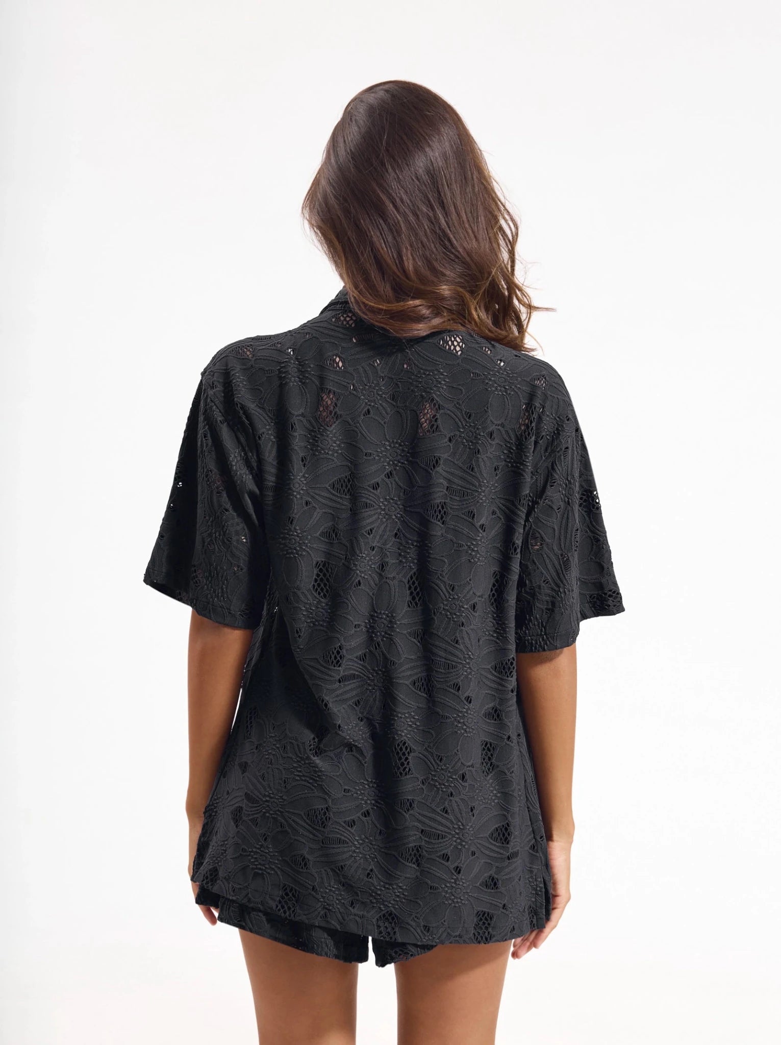 isabella shirt nightbloom - ONEONE SWIMWEAR