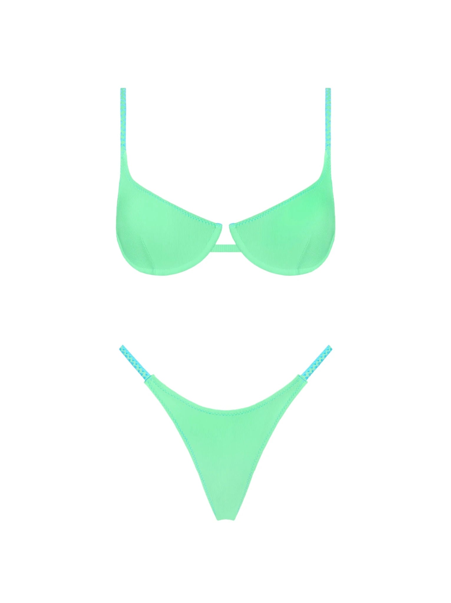 seraphine top spearmint - ONEONE SWIMWEAR