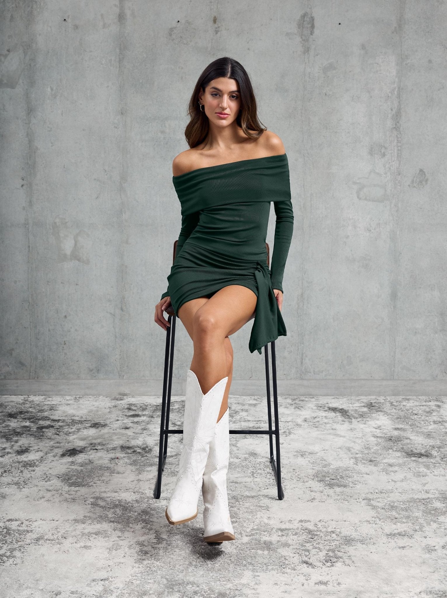 almond long sleeve top dublin - ONEONE SWIMWEAR