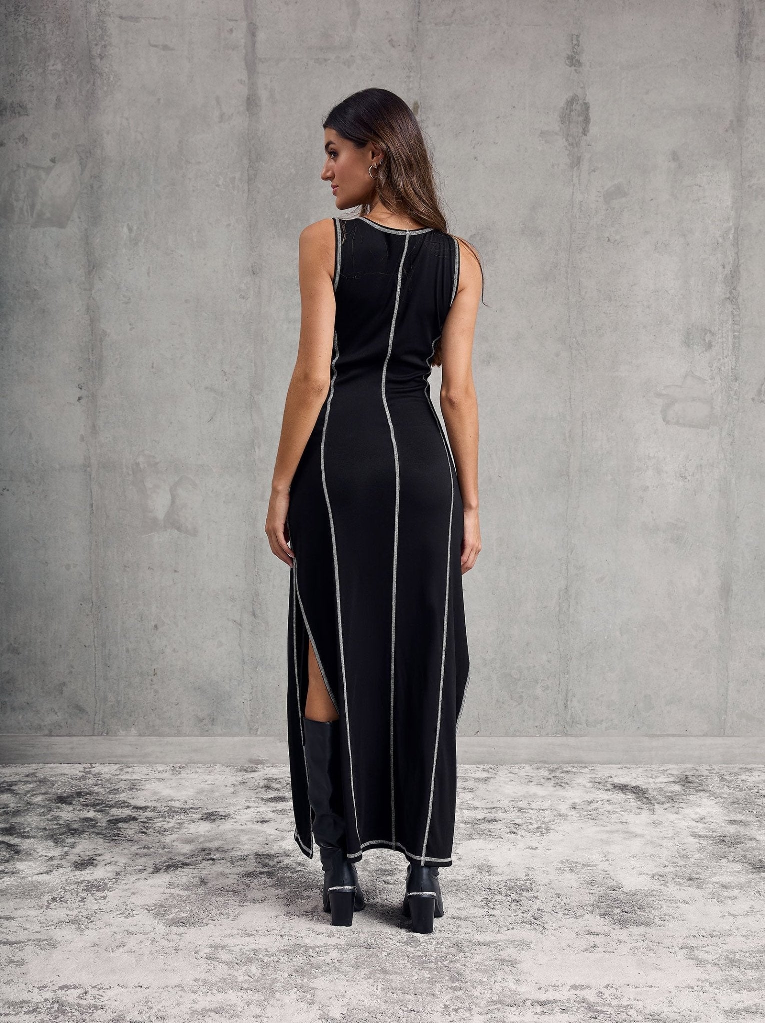 beverly long dress amsterdam - ONEONE SWIMWEAR