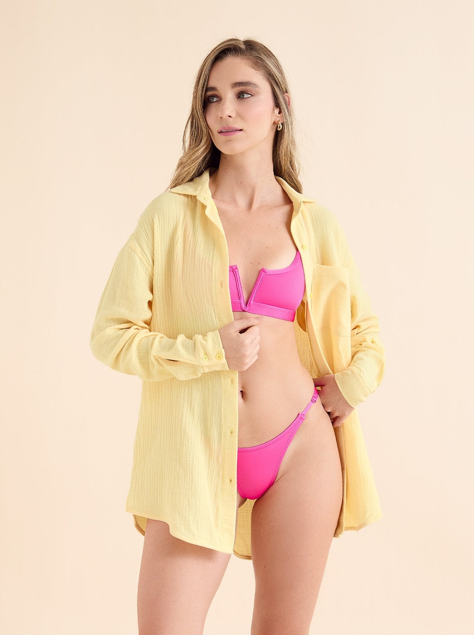 bridget long shirt veria - ONEONE SWIMWEAR