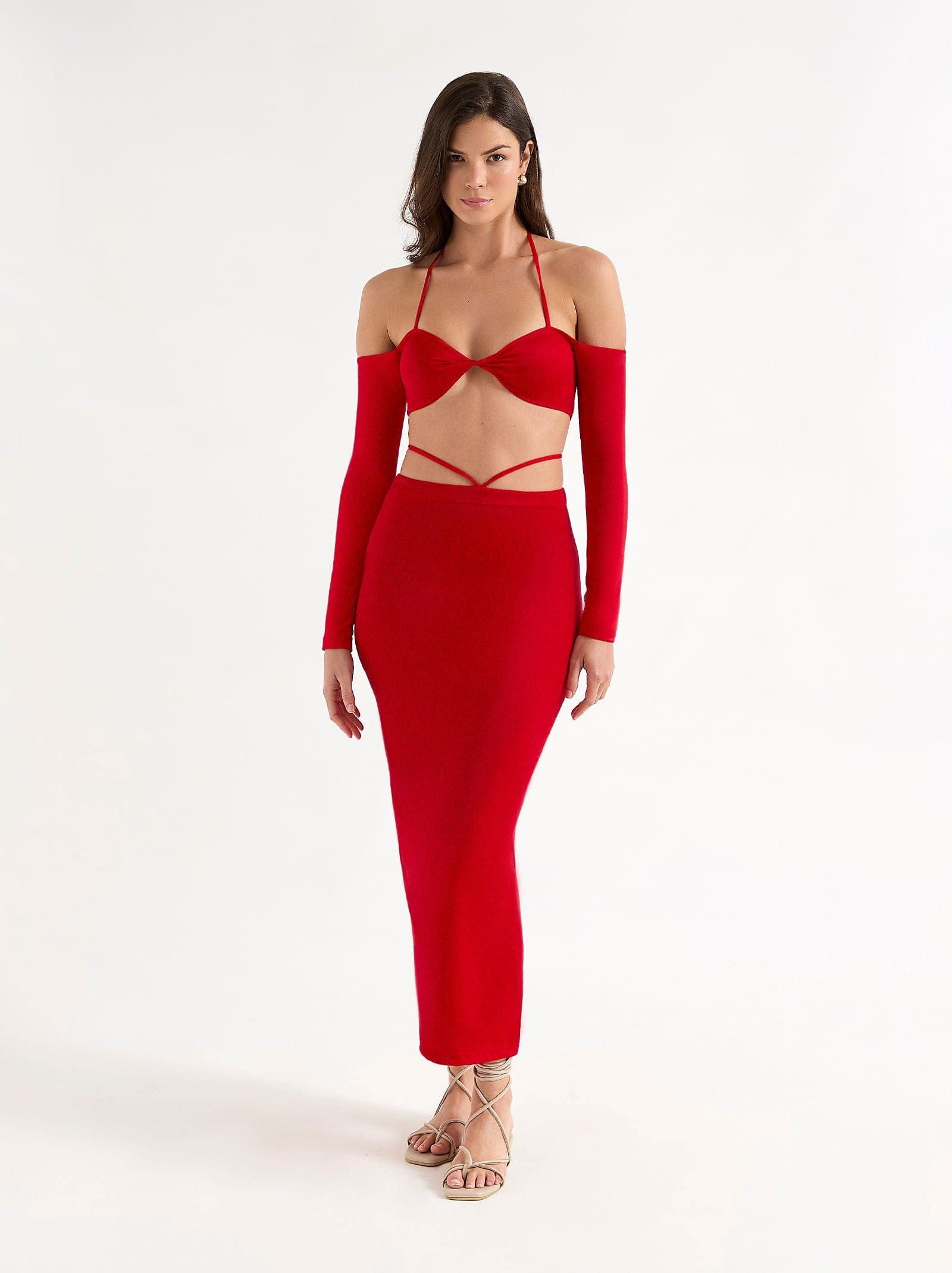 galilea top scarlet - ONEONE SWIMWEAR