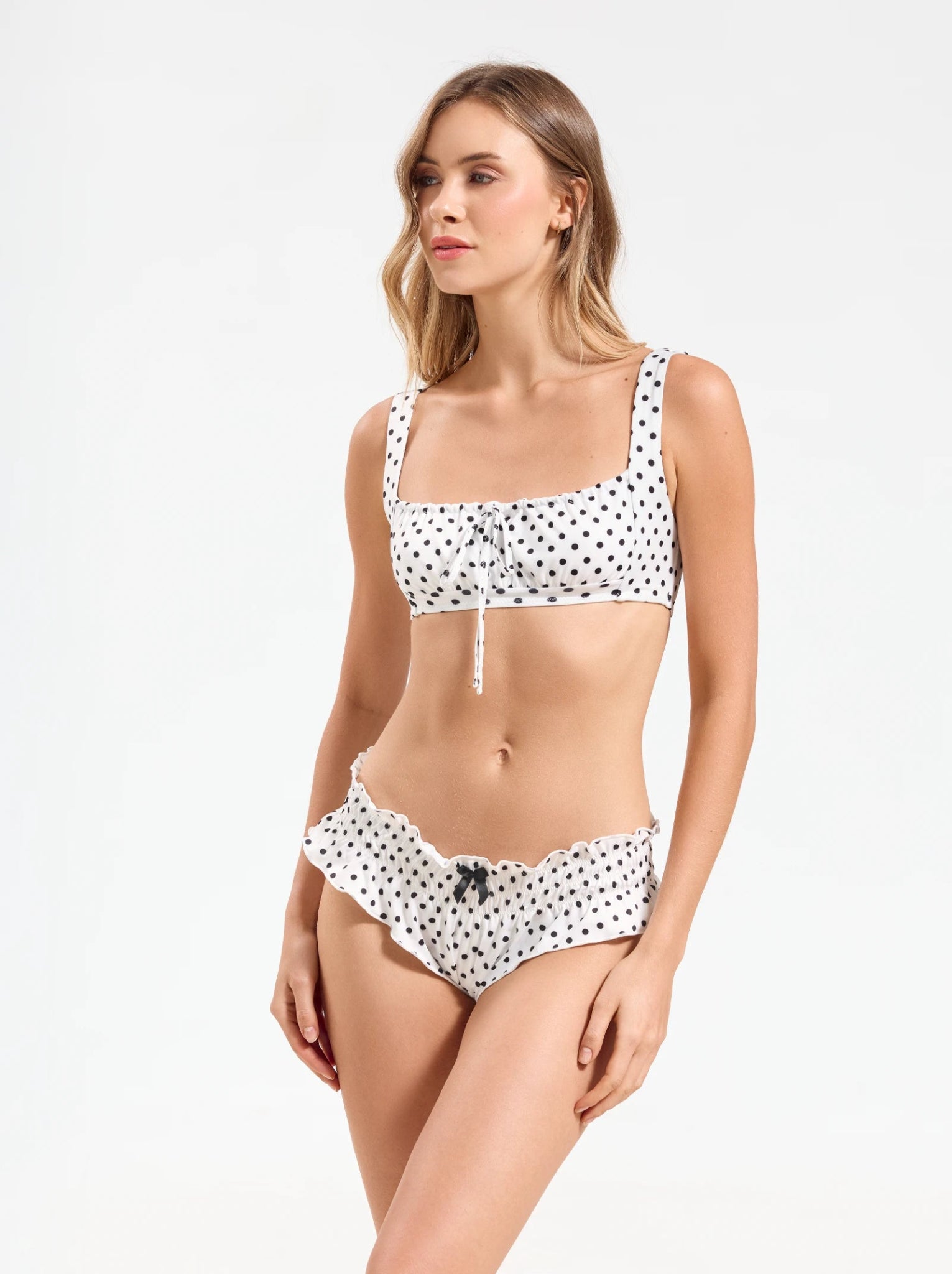 irina bottom polka dots - ONEONE SWIMWEAR