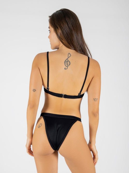 jenna top black - ONEONE SWIMWEAR