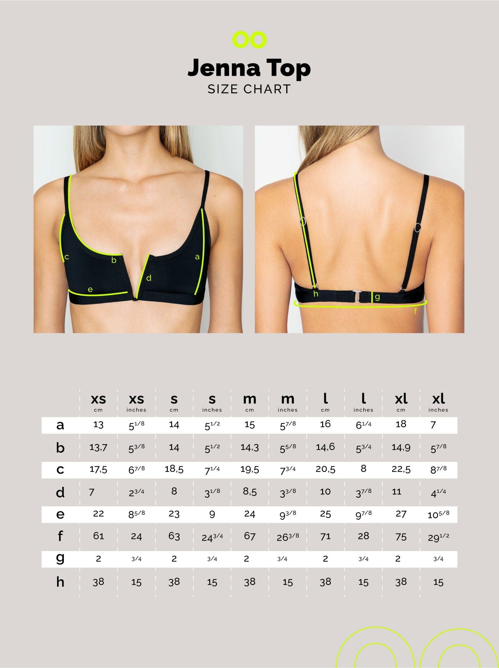 jenna top xoxo - final sale - ONEONE SWIMWEAR