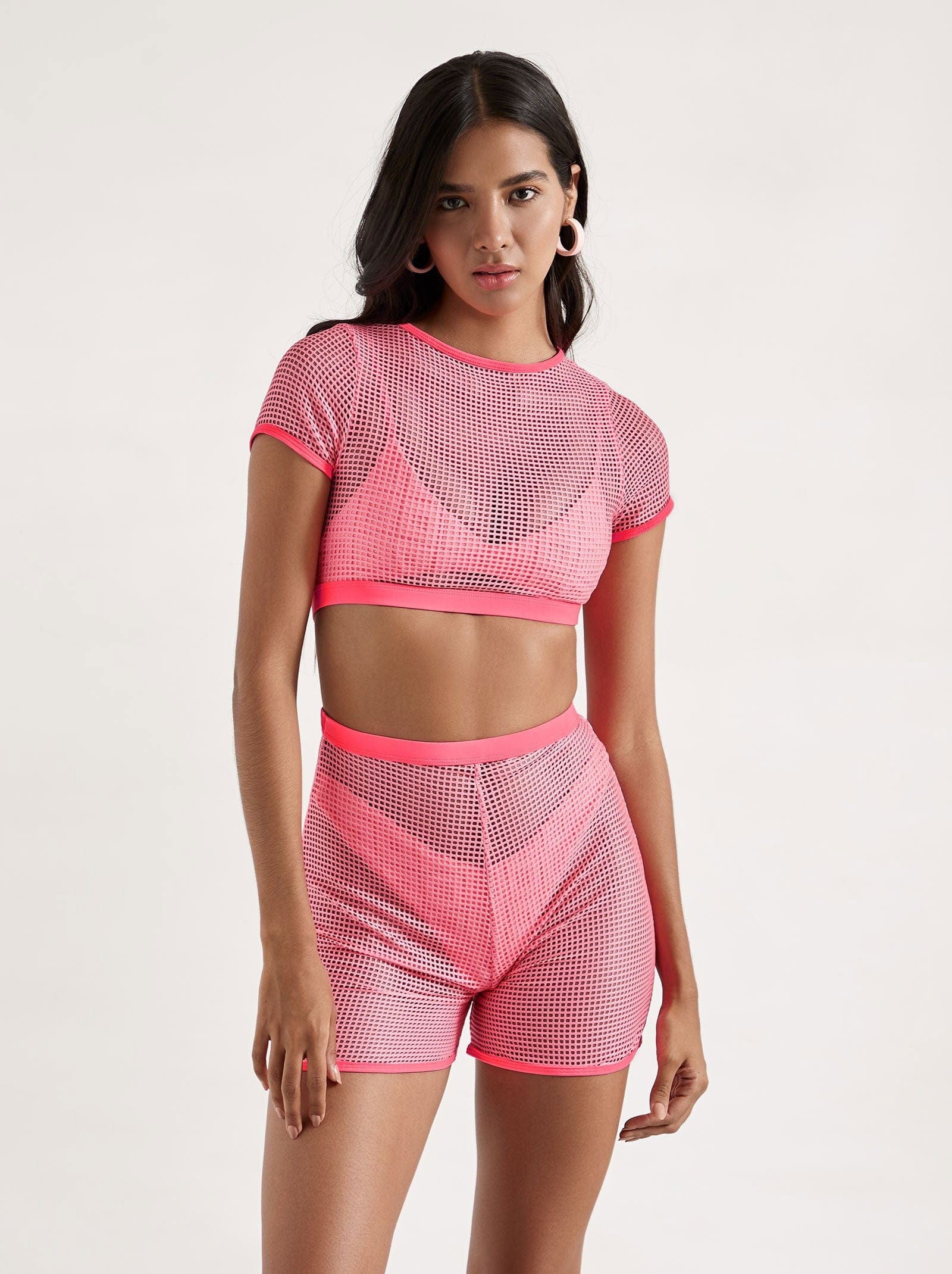 julia short flamingo pink - ONEONE SWIMWEAR