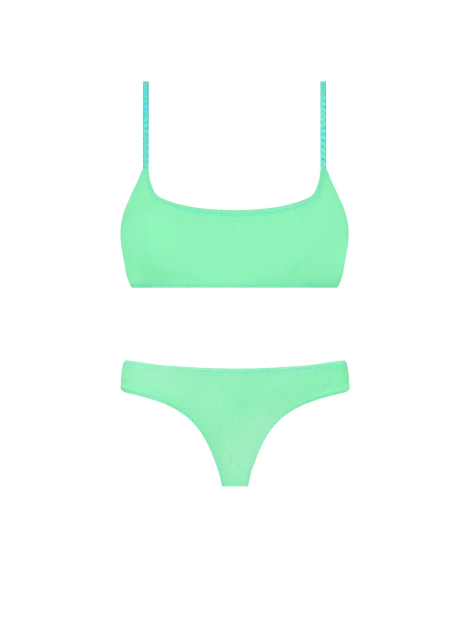 kahina top spearmint - ONEONE SWIMWEAR