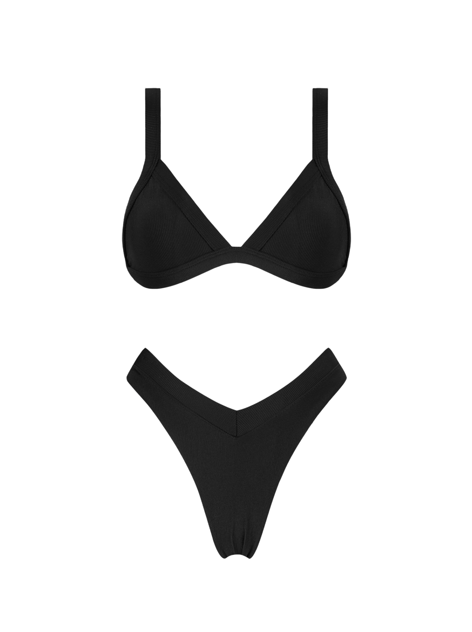 kameron top black - ONEONE SWIMWEAR