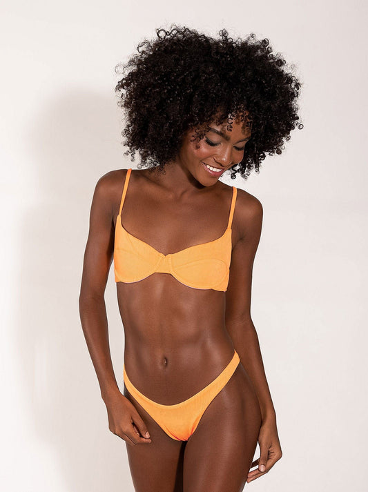 lupita top orange pop - ONEONE SWIMWEAR