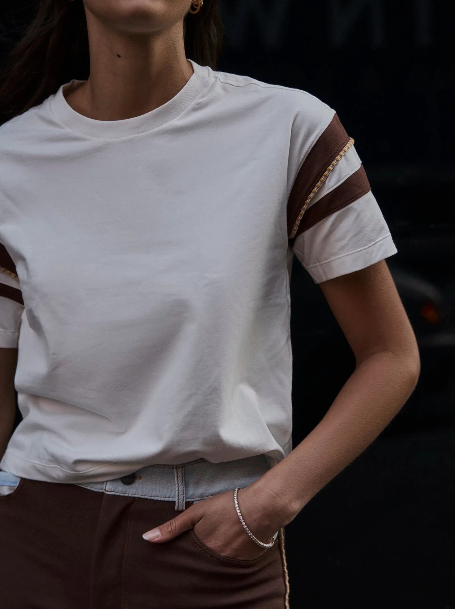 mia t-shirt oxford - ONEONE SWIMWEAR