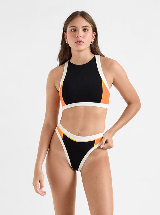 millie bottom persimmon - ONEONE SWIMWEAR