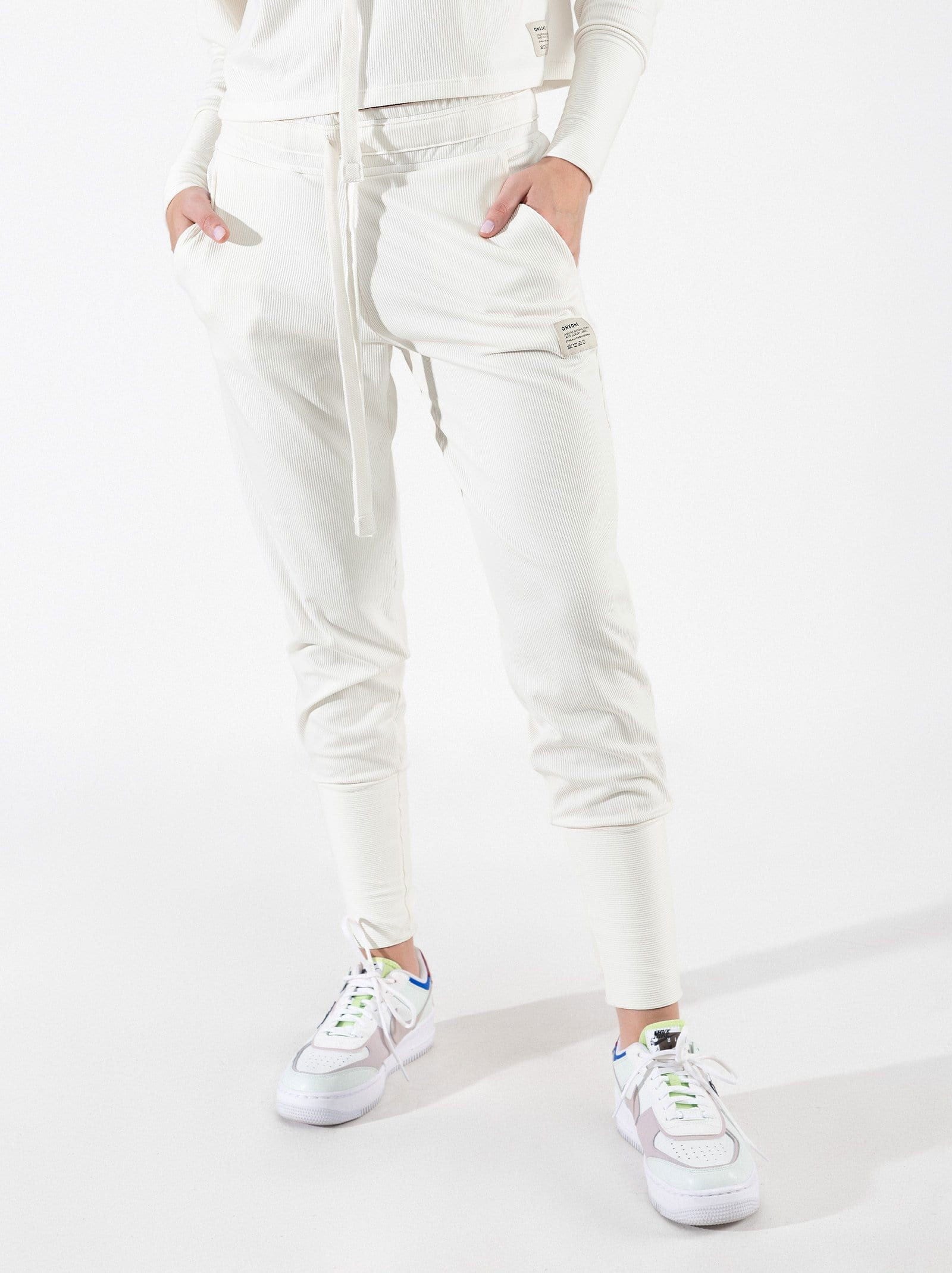 sweatpant ivory - Final Sale - ONEONE SWIMWEAR