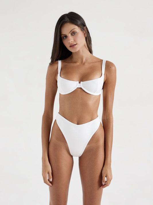 taylor bottom white - ONEONE SWIMWEAR